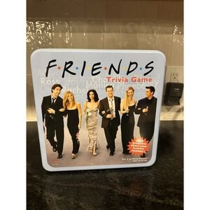 FRIENDS Trivia Game Blue Collectors Tin 2002 TV Show 100% Complete, by Cardinal